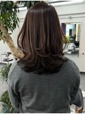 ハイライトバレイヤージュダブルカラーケアブリーチ30代40代
