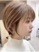 似合わせカット20代30代40代50代くびれショート丸みショートボブ