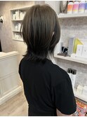 福山美容室caary ブリーチアウターカラーイルミナカラー20代