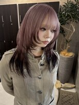 イル(iLe.)&nbsp;レイヤーカット/ウルフ/ホワイトブロンド/外ハネボブ/美髪