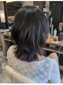 インナーカラー×ラベンダー