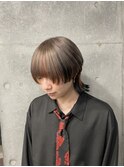 ハイライト/マッシュパーマ/ウルフ/アッシュブラック/八王子駅