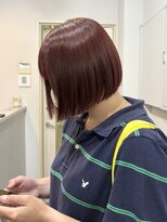 ルーチェヘアー&nbsp;ブリーチなし赤髪@AZUSA