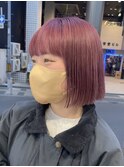 《shii../船水》#ピンクパープル#ピンクカラー#ケアブリーチ