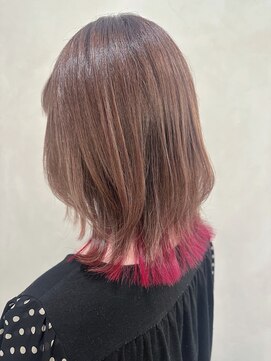 ラトリエコンタン(L´atelier Content) 【shima】インナーカラー/ベリーピンク/ミディアム