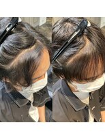 エノア 東京(ENORE)&nbsp;メンズの前髪縮毛矯正〇