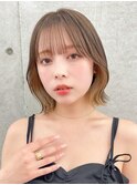ボブ/ブリーチなし/髪質改善/イノアカラー/韓国ボブ/立川ボブ