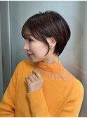 コンパクトに収まる◎丸みショート
