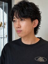 ローネス 表参道(LONESS) センターパート×シャドウパーマ