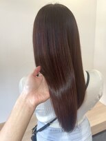 ヘアデザイン ディクト(hair design D.c.t)&nbsp;【パサつき改善】艶ブラウン×水素カラー｜岐阜美容室
