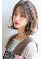 クシュ 所沢西口エミテラス前店(kusyu...)&nbsp;刈り上げショートボブサイドクラゲヘアハッシュカットグレージュ