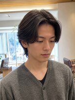 ルードノエル(Rue de noel)&nbsp;センターパートコンマヘア毛流れセンターパート束感ショート