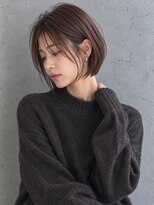 ラベルムバイエーケー(La Belleme by AK)&nbsp;丸みショートボブ×モカベージュ