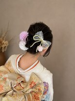 マスト ヘアー(must hair)&nbsp;振袖 × シニヨン