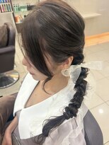オフ(off)&nbsp;大人可愛い♪編みおろしヘア