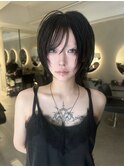 ショートレイヤー/ショートボブ/ボブウルフ
