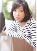 透明感たっぷりな♪アンニュイボブ