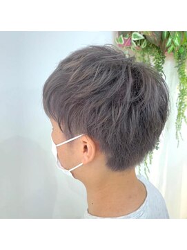 ネオヘアー 曳舟店(NEO Hair) シルバーグレイマッシュ（曳舟）