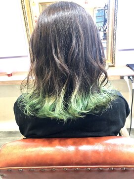 アリュー(allu) グリーングラデーションカラー