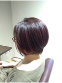 40代50代☆透明感☆イルミナカラー☆前下がりボブ