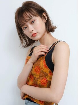 アグ ヘアー ジャヤ 三軒茶屋店(Agu hair jaya) 《Agu hair》ガーリー外ハネ×ツヤ感ボブ