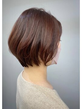 バッカ(BACCA) #大人可愛いショート　ボブ　白髪染め　丸みショート#