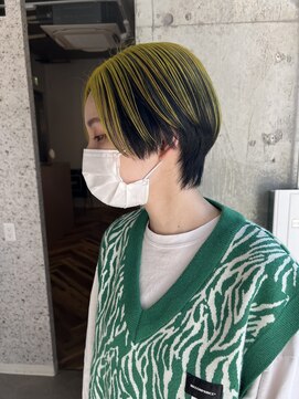 ラニヘアサロン(lani hair salon) イエロー＆ブラック