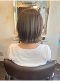 切りっぱなしボブ