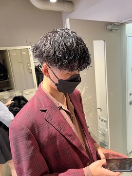 キャンディ 横浜(CANDY) 【岸本泰芽指名】刈り上げマッシュ/波巻きパーマ