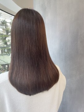 ヒビト 恵比寿 渋谷(HIBITO.) 髪質改善カラーライトブラウン　２０代３０代４０代　縮毛矯正