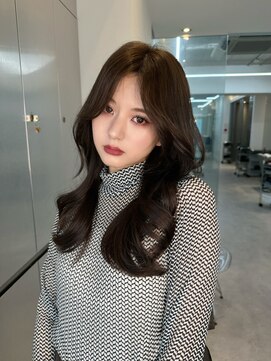 フィル 横浜(fil) ベージュ_暗めカラーグランマッシュデザインカラー