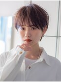青山 表参道 ショートカット 30代40代 チョコレートブラウン