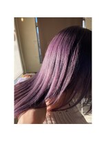 ボアップ(boappu)&nbsp;＃暖色カラー＃ケアブリーチ＃パープルカラー＃髪質改善