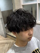 レイズ 名古屋(RAYS) 無造作波巻きスパイラルパーマ刈り上げマッシュ h