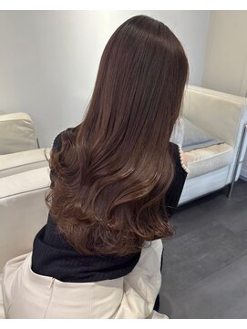 ベレーザ 原宿(Beleza) 5297髪質改善グレージュカラーレイヤーロング韓国ワンホンヘア