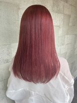 ビスクヘアデザイン(bisq hair design)&nbsp;ピンクブラウン　艶髪　髪質改善　韓国風　顔まわり　顔周り