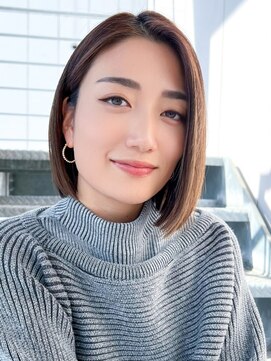 ウィズ 柏店(Wiz) 耳掛け大人ボブスタイル