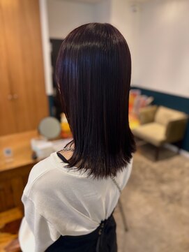 ヘアーブレイス(hair brace) 秋っぽい暖色カラー