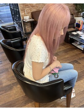 ヘアーパッション(Hair Passion) ブリーチカラー ペールピンク