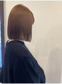 切りっぱなしボブ