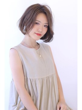 オーロ 緑地公園店(ORO) 20代30代40代50代ボブルフネビージュ小顔ワンレンショート
