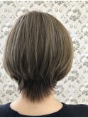似合わせカット/オリーブハイライト/20代30代40代50代