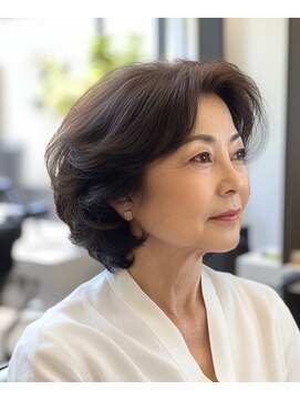 ラクレール 五香 大人ショート50代【松戸#五香#白髪染め#カラー専門店】