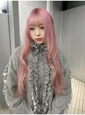 着物/フェミニンロング/似合わせカット/ウェーブミディアム/梅田