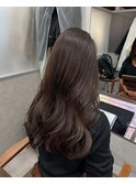 くすみベージュ×ローライト