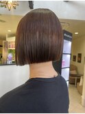 切りっぱなしボブ