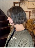 ミニボブ・オリーブベージュ
