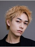 スパイキーショートスパイキーパーマルーズショート刈り上げ