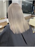 福井　大和田　ハイトーン　ホワイトシルバーカラー　ブリーチ