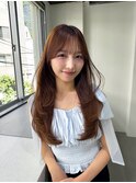 ANGELICA ハニーベージュ 韓国風レイヤー 大人かわいい